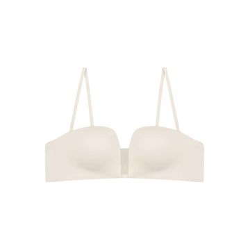Sutien dama push-up Alb Crem Blank - Alb