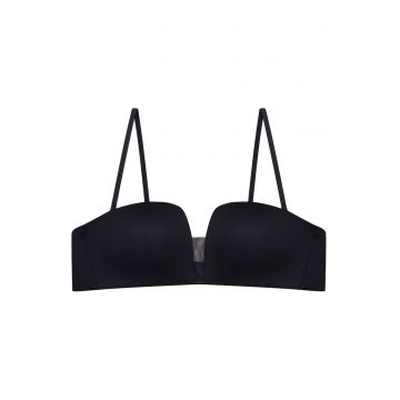 Sutien dama push-up Negru Blank - Negru