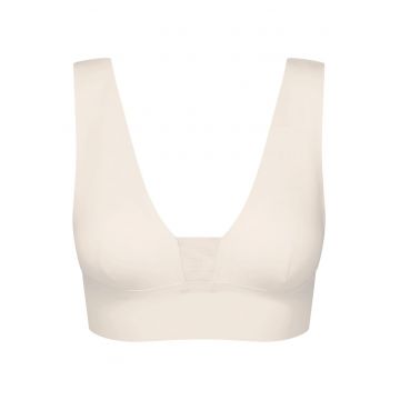 Sutien dama triunghi Alb crem Blank - Alb