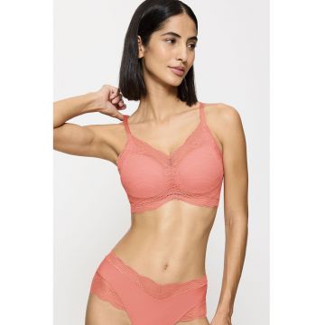Sutien din dantela Lift Smart - Roz pastel/Roz pal/Transparent