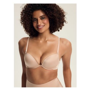 Sutien push-up bej Silky - Bej