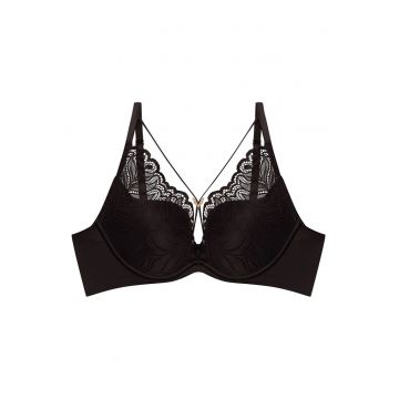 Sutien push-up maro bronz Korin - Maro