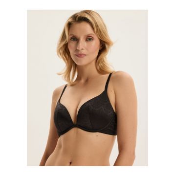 Sutien push-up negru Charm - Negru