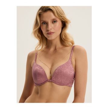Sutien push-up roz Charm - Roz