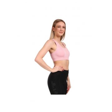 Sutien sport  Winie - roz - uscare rapida - Roz