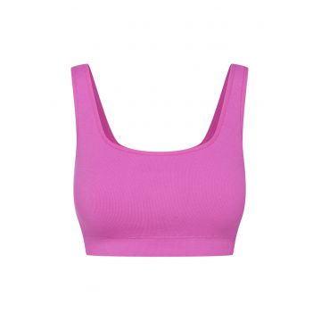Sutien tipul top Larleen  Roz aprins - Roz aprins