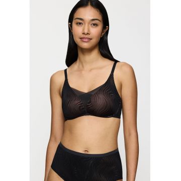 Sutien Triumph Shape Smart Ellipse - Negru/Transparent