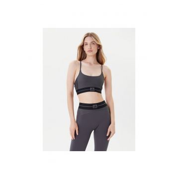 Bustiera sport dama  gri - respirabil