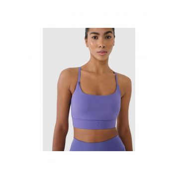 Bustiera sport  elastan/sintetic - bretele subtiri - mov