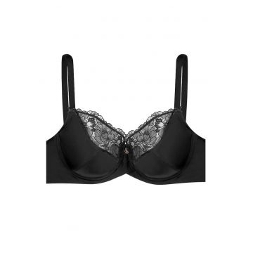 Sutien  Bumbac - Model Bethany - Negru - Negru