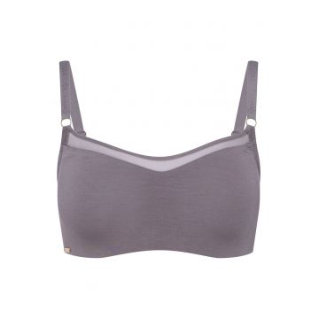 Sutien Clasic dama Gri Blissy - Gri