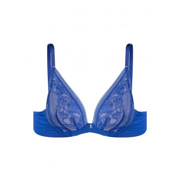 Sutien clasic moale Nathalie  Albastru - Albastru