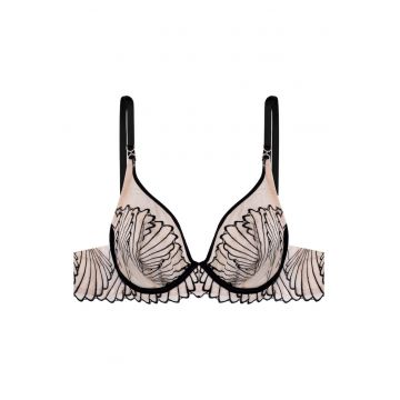 Sutien clasic moale  Nugat negru - Negru