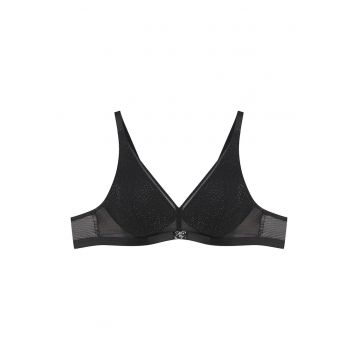 Sutien clasic moale Othilia  Negru - Bej