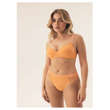 Sutien Clasic Saoui  portacaliu - Portocaliu