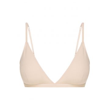 Sutien clasic triunghiular Nashwa - Bej