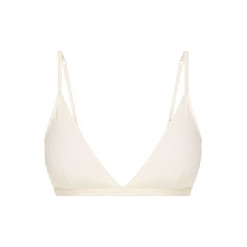 Sutien clasic triunghiular Nashwa - Crem