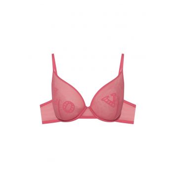 Sutien clasica Ora  roz aprins - Roz aprins