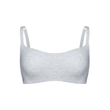 Sutien classic acoperire completa Gri deschis Comfie - Gri