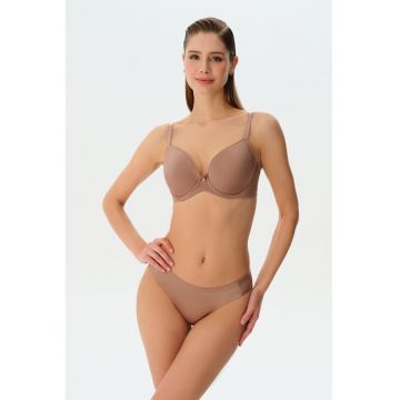 Sutien cu acoperire completa Linda - Maro deschis