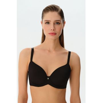 Sutien cu acoperire completa Linda - Negru