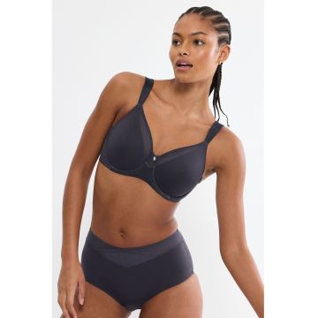 Sutien cu acoperire completa True Shape - Gri antracit