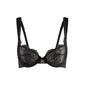 Sutien cu dantela - Negru