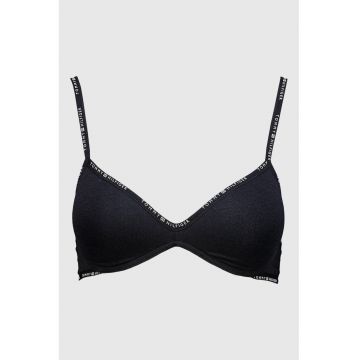 Sutien cu detalii logo - Alb/Negru