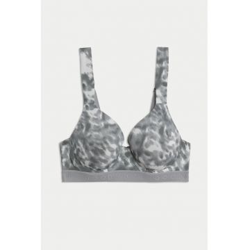 Sutien cu model - Gri deschis/Gri inchis