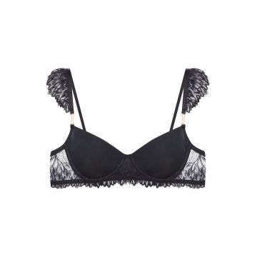 Sutien cu push-up dama Ofiel -  Textil - Negru