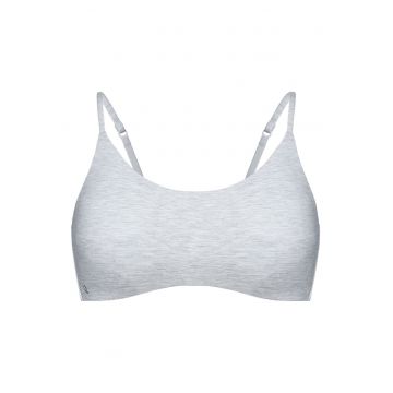 Sutien dama cu sustinere usoara gri deschis Comfie - Gri