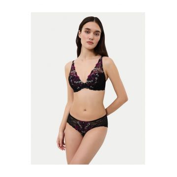 Sutien dama -  negru/mov -