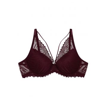 Sutien dama push-up verde Onika - Violet