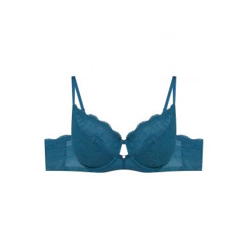 Sutien dama  Tarot - Bumbac - Albastru