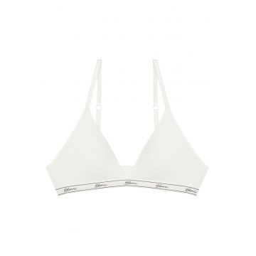 Sutien dama triunghi Abria - Alb