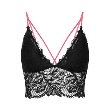 Sutien  dantela negru