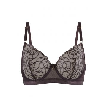 Sutien de dantela - Gri