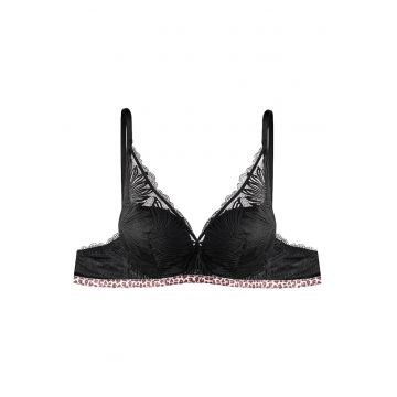 Sutien de tip push-up Thrive  Negru - Negru