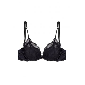 Sutien de tip push-up Trixie  Negru - Negru