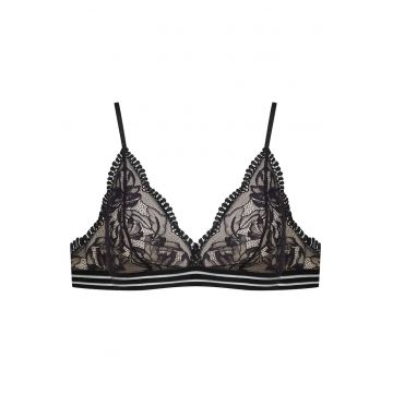 Sutien moale -  Dantela - Model Outline - Negru