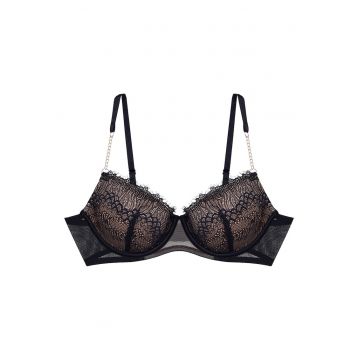 Sutien Push-up Bonjour  Negru - Negru