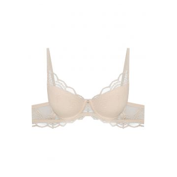 Sutien push-up -  Bumbac/Dantela - Model Song - Bej