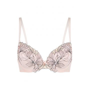 Sutien push-up cu burete din gel - Roz deschis