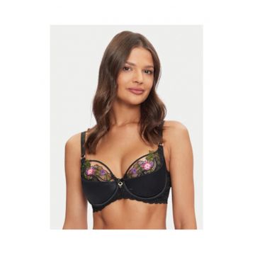 Sutien push-up cu detaliu floral