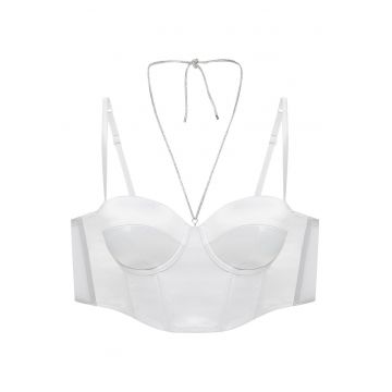 Sutien push-up gri deschis - Gri
