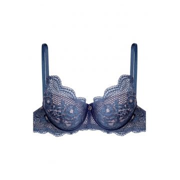 Sutien push-up  Identity Albastru turcoaz - Albastru