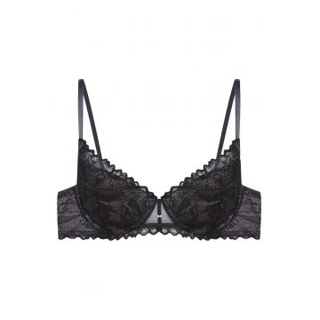 Sutien push-up Idyla  Negru gri - Negru
