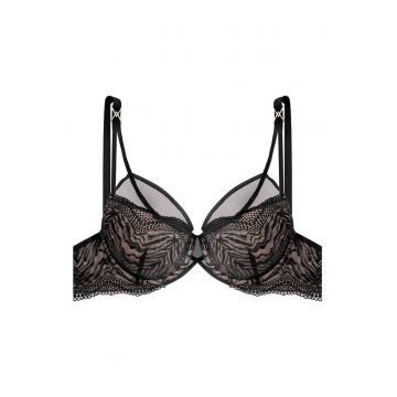 Sutien push-up Ivette  Negru - Negru