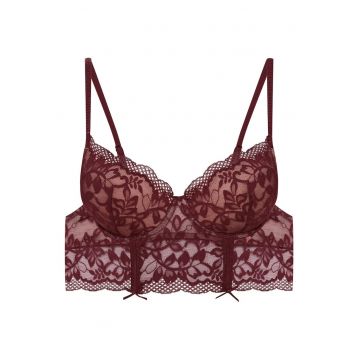 Sutien push-up Klara  Violet inchis - Violet