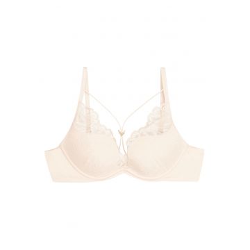 Sutien push-up Korin  alb crem - Crem